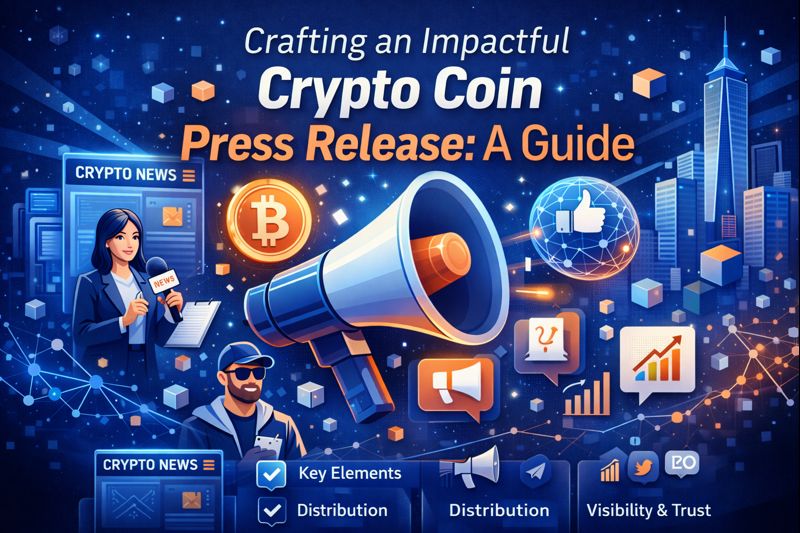 インパクトのある仮想通貨プレスリリースの作成：ガイド